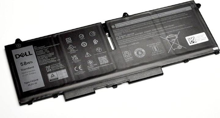 Produktbild Dell 58WHr 4C Battery Lat 5430 OEM: H4PVC 8H6WD 8P81K HFN8K (4 Zellen, 3625 mAh)