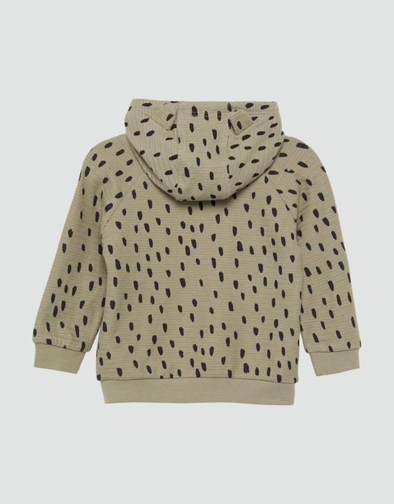 Produktbild s.Oliver Sweatshirt Kapuzen-Sweatshirt mit Struktur und Öhrchen (92)