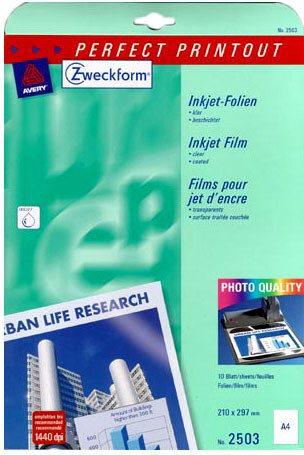 Actual product image Avery Overhead-Folien (10 x, A4)