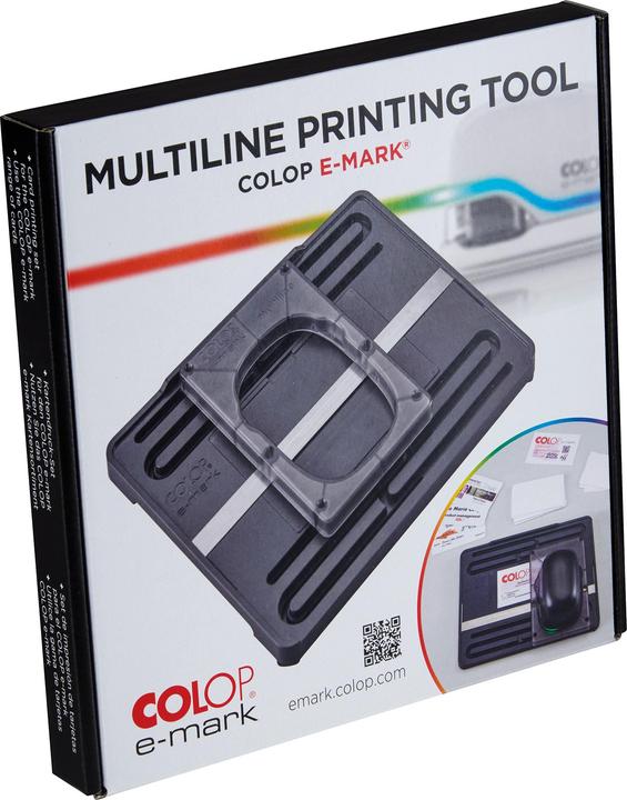 Actual product image Colop 155719 e-mark Multiline Printing Tool SET (Multiline printing tool) for creating and printing on the