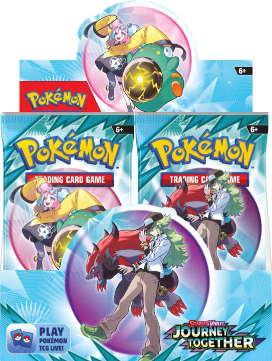 Actual product image Pokémon Journey Together (English, Booster display)