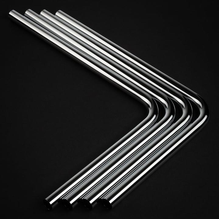 Actual product image Bitspower Brass Hardtube 16mm OD, 220x300mm, 90 Degree - 4 Pack (0.31 m, Metal)