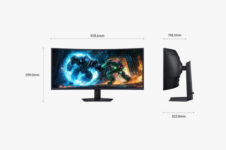 Actual product image Samsung Odyssey G7 G75F (5120 x 2160 pixels, 40")