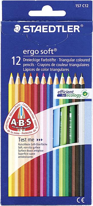 Actual product image Staedtler Colored pencils 'ergosoft (Multicoloured, 1 x)