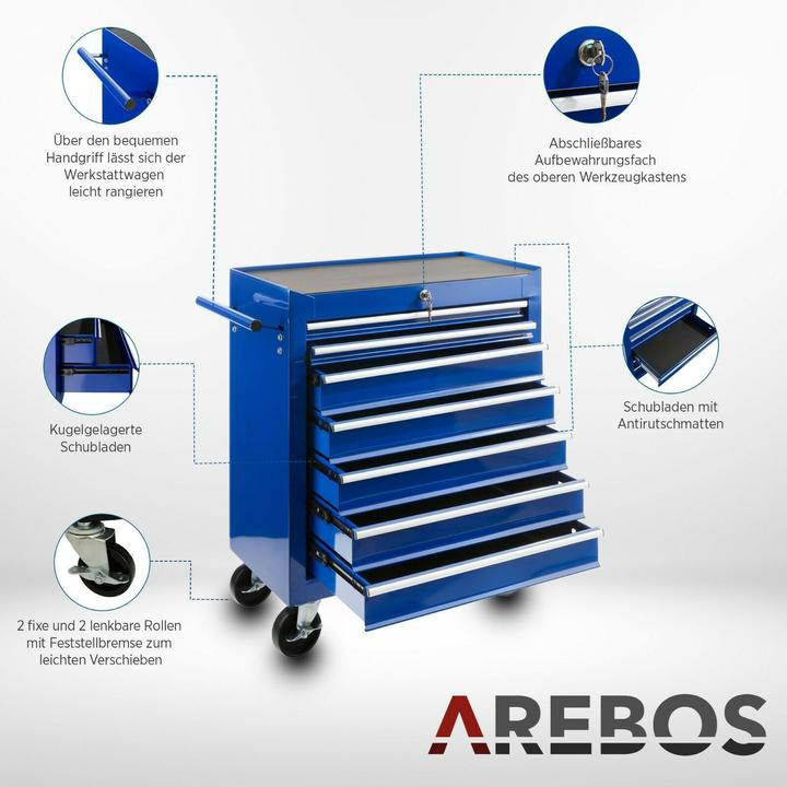 Produktbild Arebos Werkzeugwagen (1 x)