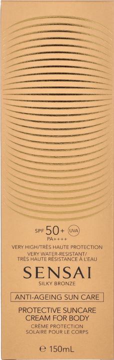Actual product image Sensai Silky Bronze Protective Suncare Cream For Body 50+ 150ml (Sun cream face, SPF 50+, 150 ml)