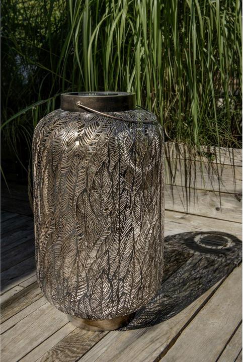 Actual product image STT Laterne Solar Antic Grand Sombra Schwarz