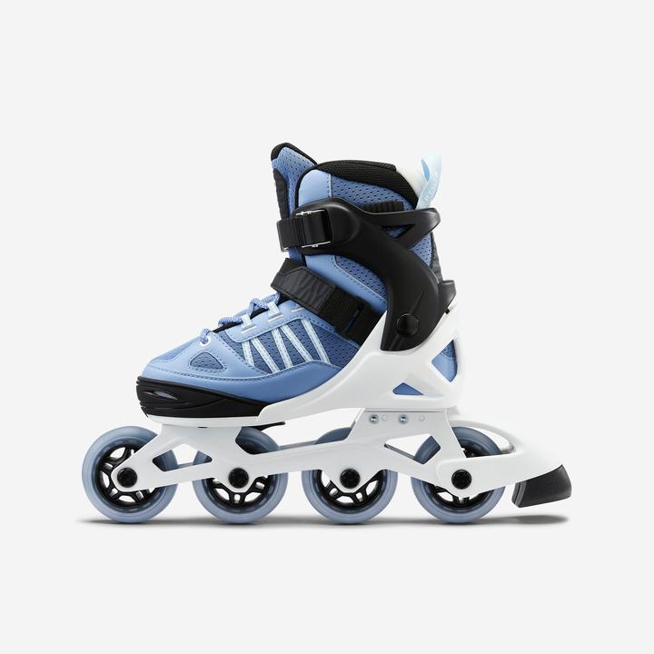 Immagine prodotto Oxelo Pattini fitness in linea Fit 5 Jr per bambini - Blu/Bianco (32, 35)