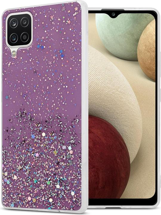 Viola con glitter