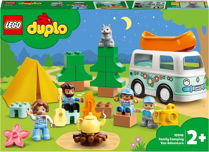 Produktbild LEGO Familienabenteuer mit Campingbus (10946)