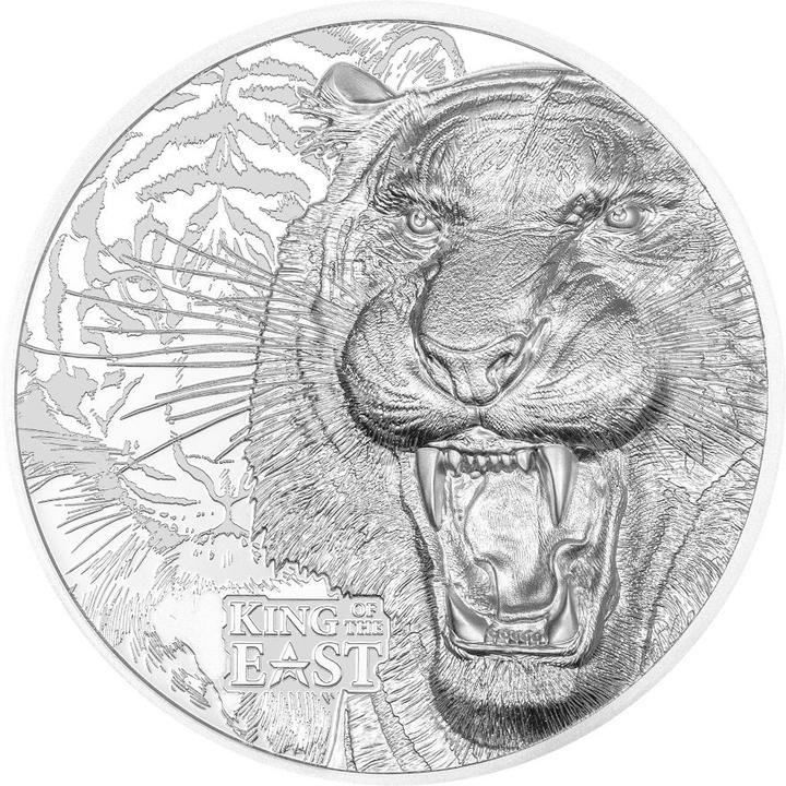 CIT Coin Invest Silber King of the East - Tiger 3 oz PP - Ultra High Relief (1.00, 2025)