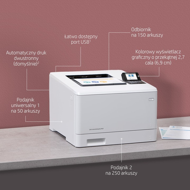 Actual product image HP Color LaserJet Enterprise M455dn (Laser, Colour)