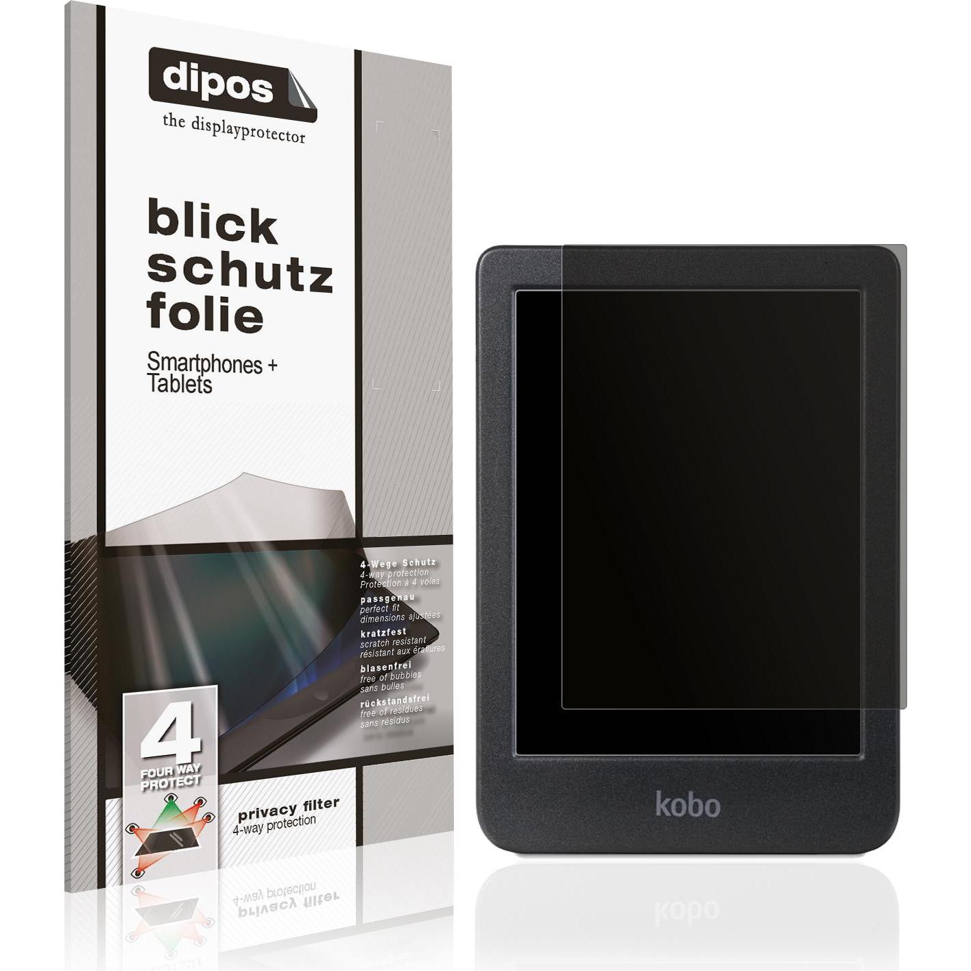 Thumbnail - Dipos Privacy Blickschutzfolie 4-Way, eReader Zubehör, Schwarz