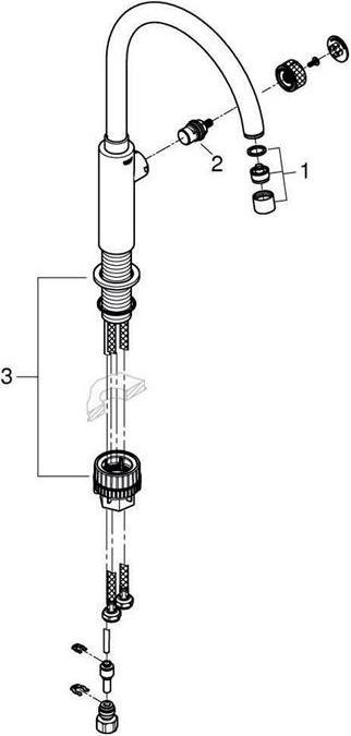 Produktbild Grohe Kaltwasser Armatur Blue chrom glänzend 31724000