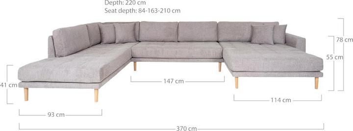 Image du produit House Nordic Lido (Canapé d'angle)