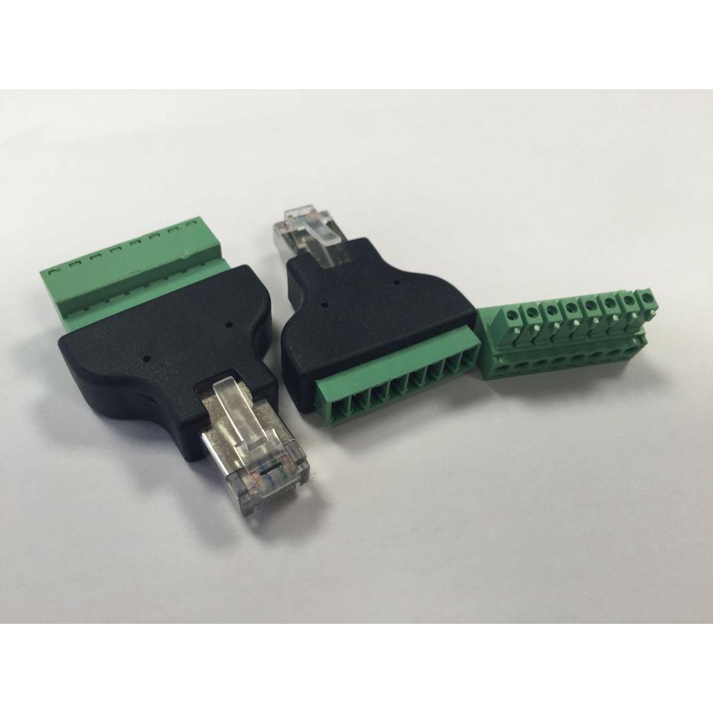 Allnet Diverse TP-Stecker TP,ungeschirmt,RJ-45 -> Phoenix-Kontakt/Termina, Netzwerkkabel