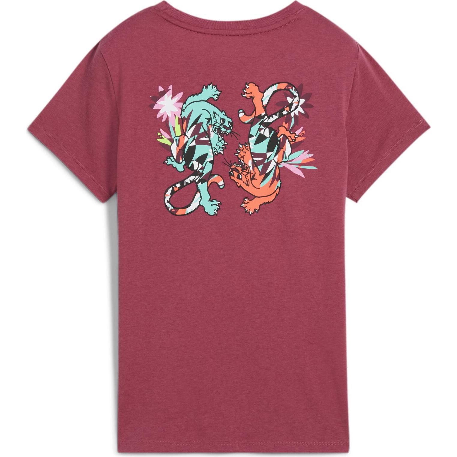 Puma, Damen, Sportshirt, Graphics Train Concept Tee W (XS), Rot, XS
