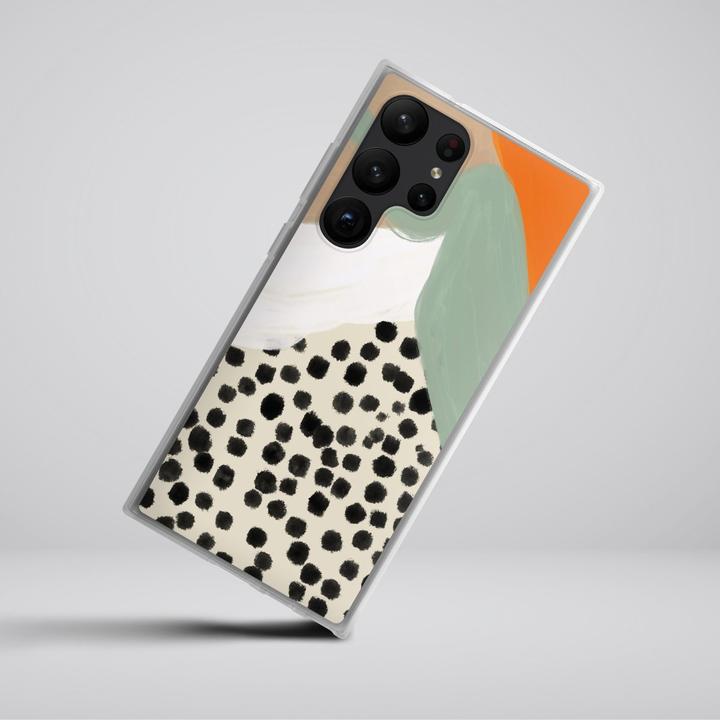 Produktbild DeinDesign Silikon Hülle für Samsung Galaxy S23 Ultra Handyhülle Case Smartphone Schutzhülle Abstrakt Boho (Samsung Galaxy S23 Ultra)