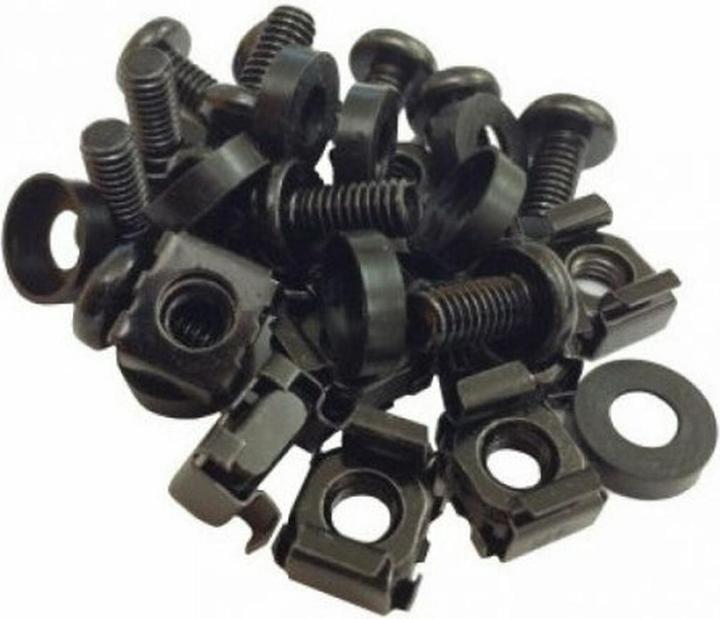 Produktbild Wp Screws and cage nuts M6. Unit: Bag 50 set