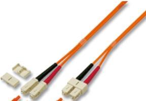 Actual product image Lightwin Fibre optic duplex patch cable (CAT6e, 10 m)
