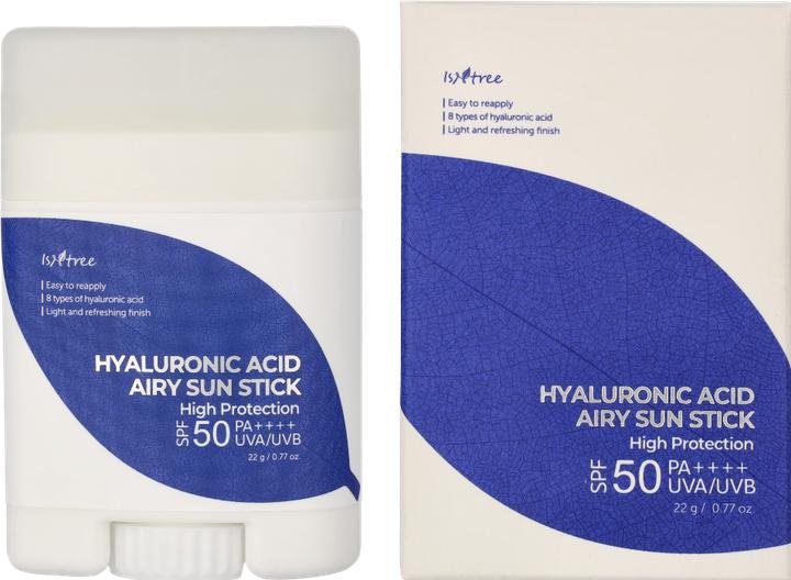Actual product image Isntree Hyaluronic Acid Airy Sun Stick (Sun stick, SPF 50, 22 ml, 22 g)