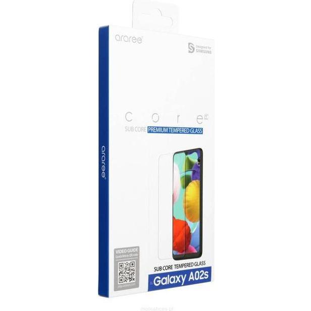 Araree SUB Core Glass (1 Stück, Samsung Galaxy A02s), Smartphone Schutzfolie, Transparent