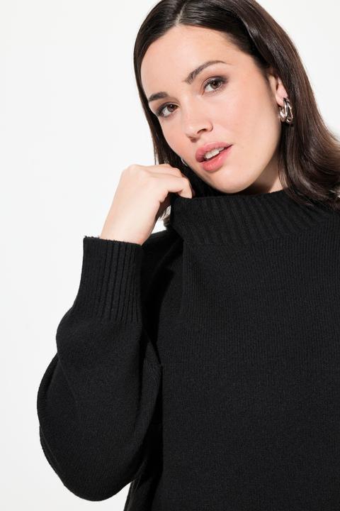 Image du produit Ulla Popken Pull oversized à col montant et manches longues (42, 44)