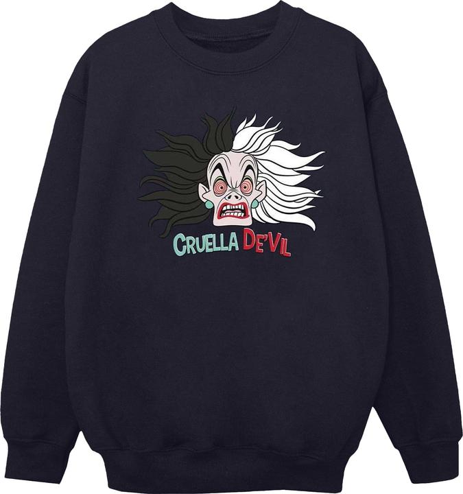Immagine prodotto Disney 101 Dalmatians Cruella De Vil Crazy Mum Felpa Ragazze (140, 146)