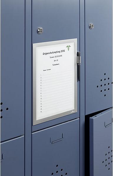 Produktbild Durable DURAFRAME® MAGNETIC NOTE A4, für dir. Beschr., magn., VE 5 Stk, Rahmen silber