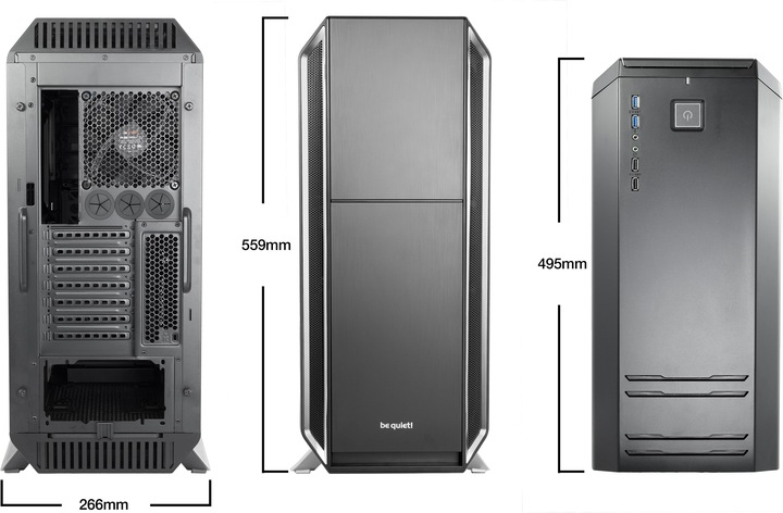 Produktbild be quiet! Silent Base 800 Window (ATX, mATX, Mini-ITX)