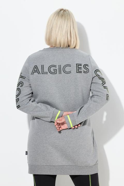 Produktbild Ulla Popken Long-Sweater, Schriftdruck, Rundhals, Langarm (42, 44)