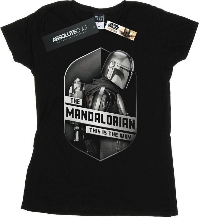 Produktbild Star Wars The Mandalorian This Way Mando Shield TShirt (M)