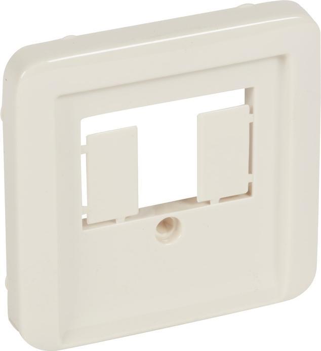 Actual product image Legrand Cover for Creo telephone socket Colour: Almond white 776090