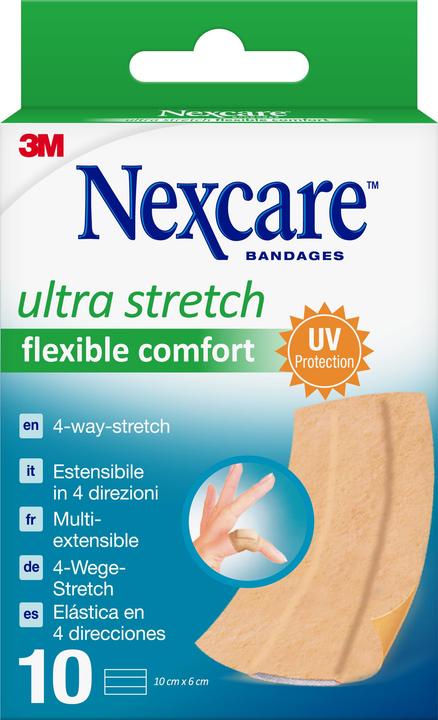 Nexcare Pflaster Ultra Stretch Bands 6x10cm Flexible Comfort (10x)