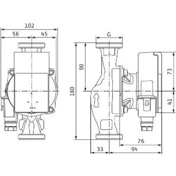 Thumbnail - Wilo, Wasserpumpe, PUMP CIRCULATION ATMOS PICO 25/1-6 180