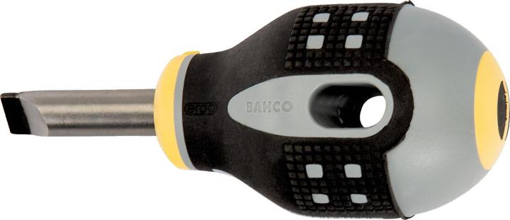 Produktbild Bahco ERGO Schraubendreher für Schlitzschrauben, gerade, mit kurzem Gummigriff, 1 mm x 5,5 mm x 25 mm (Schlitzschrauben)