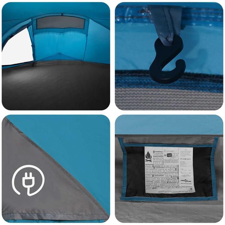 Produktbild vidaXL Trekkingzelt (1.75 kg, 2 Personen)