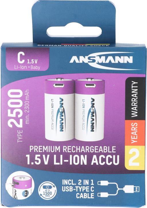 Immagine prodotto Ansmann Baby C (2 pz., C, 2500 mAh)