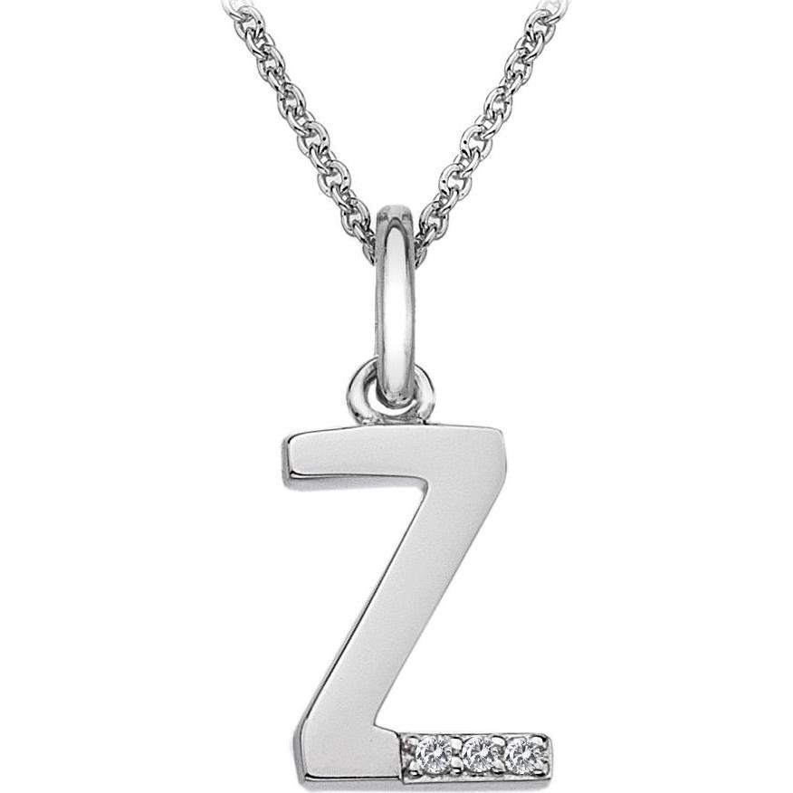 Thumbnail - Hot Diamonds, Halsschmuck, Diamant Buchstaben Halskette Z, (Silber 925, 40 - 45 cm)