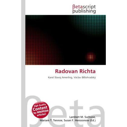 Radovan Richta, Sachbücher von Lambert M. Surhone, Mariam T. Tennoe, Susan F. Henssonow