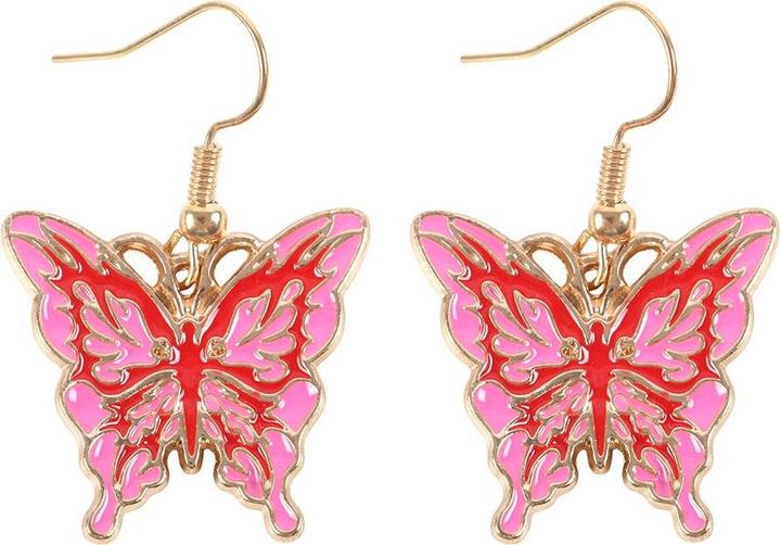 Immagine prodotto Something Different Farfalla Orecchini Pendenti (Acciaio, Smalto)