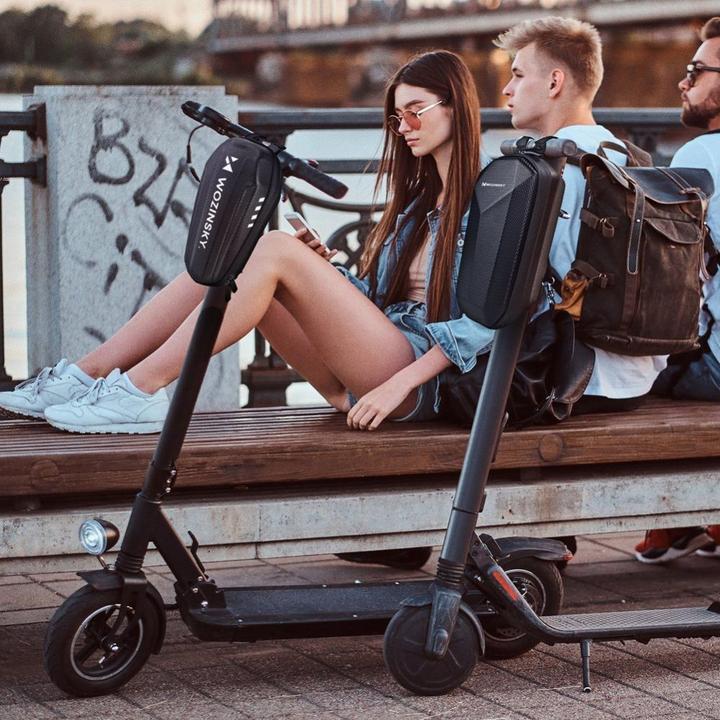 Produktbild Wozinsky wasserdichte Scooter Lenkertasche 3l Lenkertasche schwarz (WSB4BK) (3 l, Lenkertasche)
