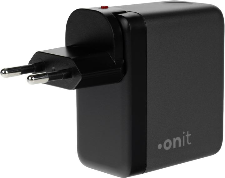 Produktbild Onit USB-Wandladegerät Travel 2C1A 70 W GaN, Ladeport Output (70 W, 3 Ports)