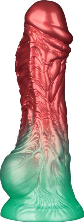 Produktbild Lovetoy Aufblasbarer Dildo mit doppelter Dichte, 8"/ 20 cm, Rot/Grün