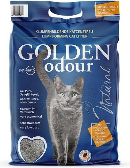 Image du produit Pet-Earth Litière pour chat à odeur grise dorée, naturelle (Agglomérant, Neutralisant, Non poussiéreux, 7 kg)