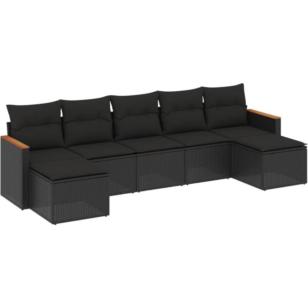 VidaXL, Gartenlounge, 10-tlg. Garten-Lounge-Set mit Kissen