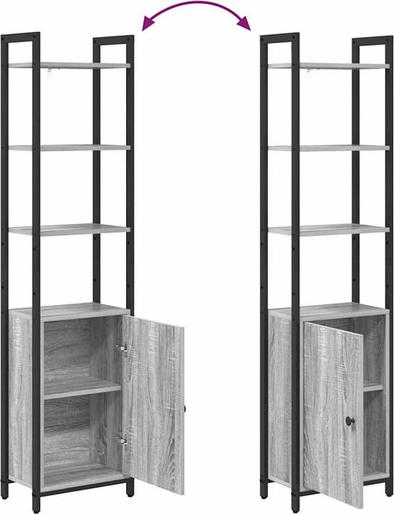 Produktbild vidaXL Bücherregal-Lager (24 x 40 x 161 cm)