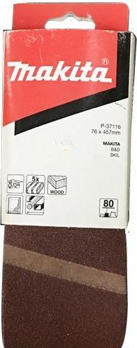 Image du produit Makita Bande abrasive 76x457mm K80 (80)