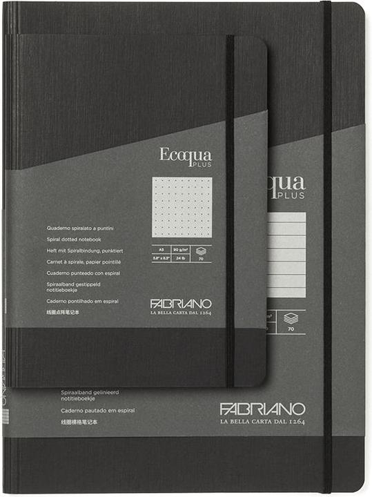 Fabriano Ecoqua Plus (A5, Blanko, Weicher Einband)