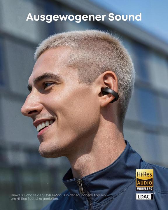 Actual product image soundcore AeroClip Open-Ear Clip-On Earbuds (NC, Wireless)